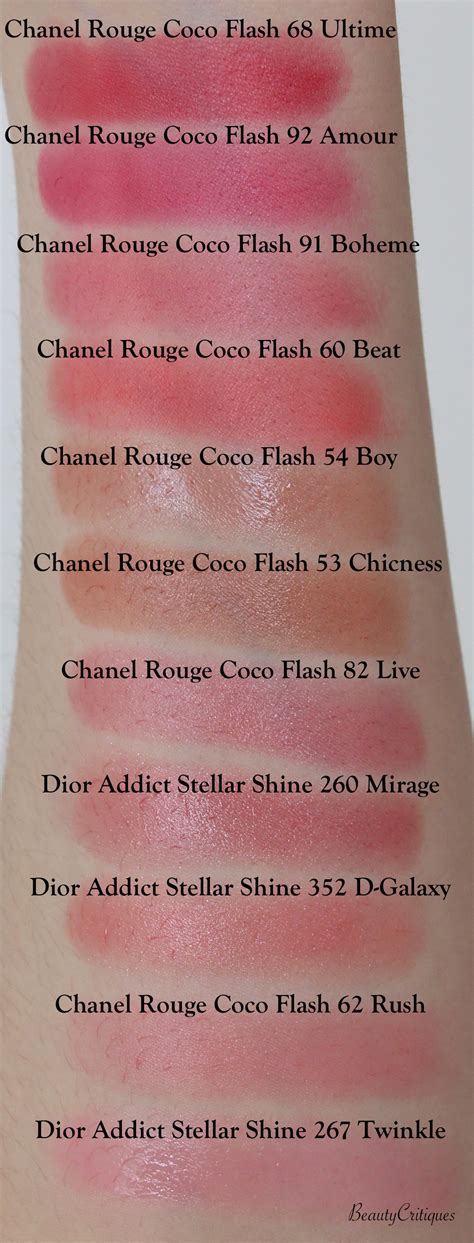 chanel boy lipstick swatches|chanel freeze lipstick.